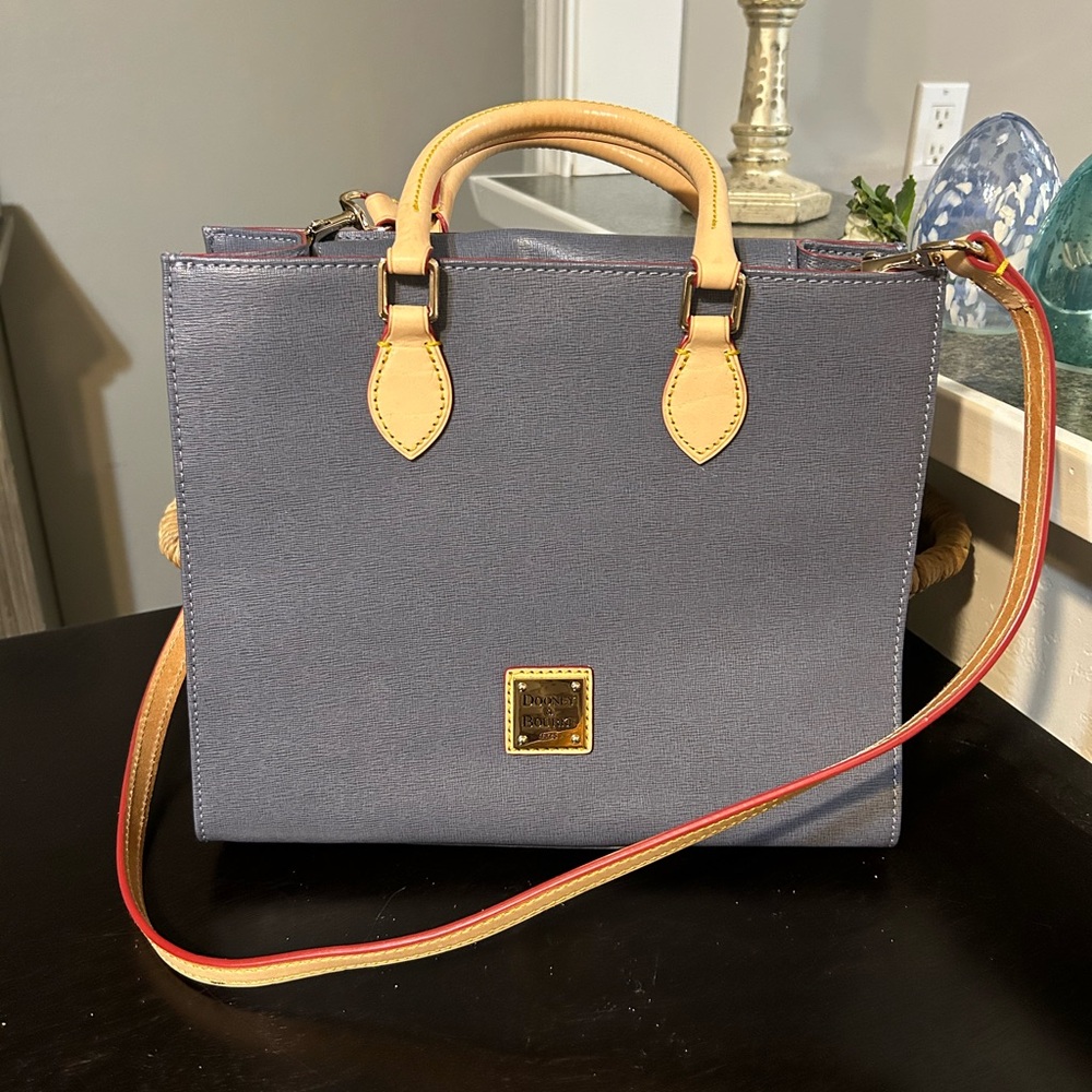 Dooney and Bourke Janine  Bag Blue / Gray color Leather